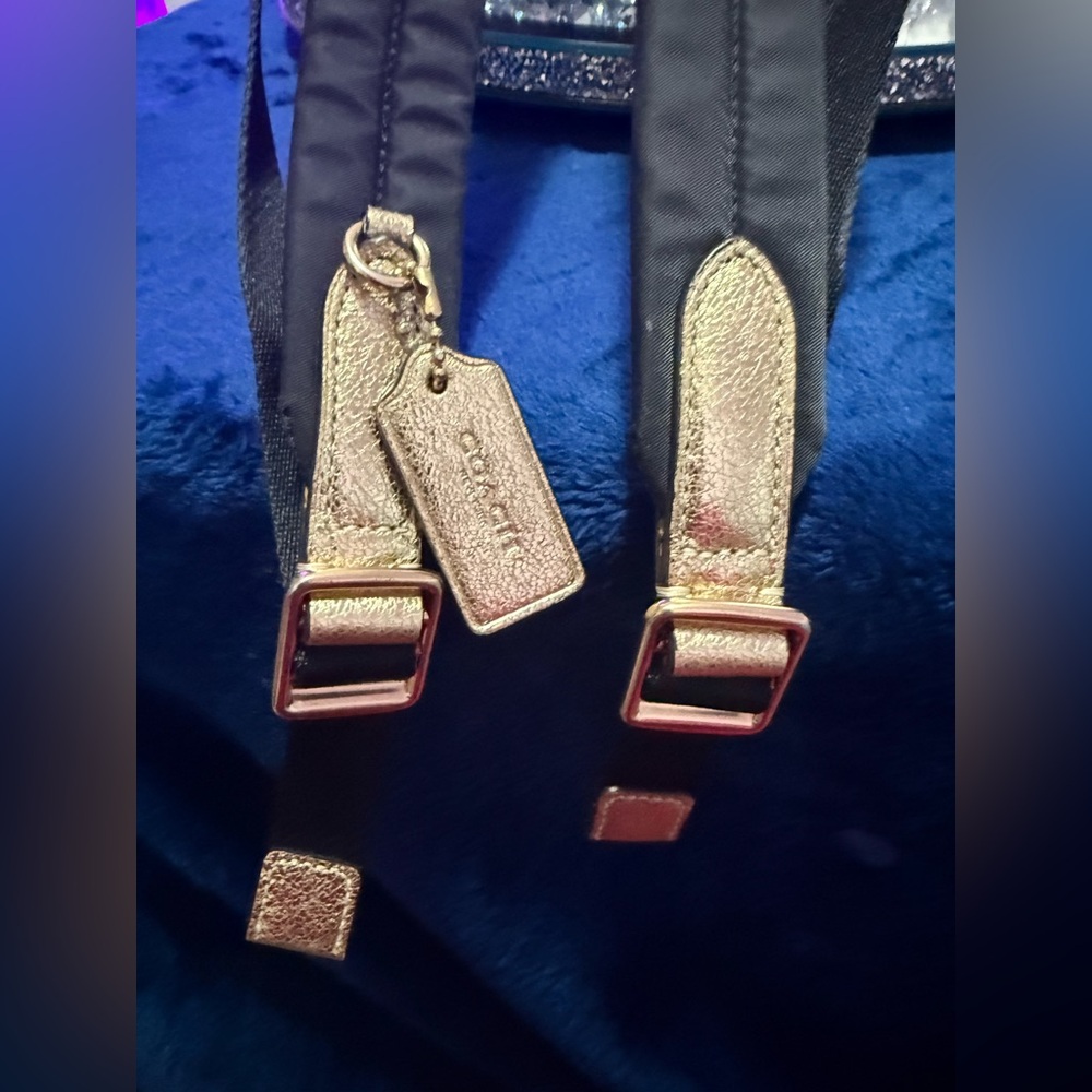 Coach Gold Mini Backpack and Case Bundle - Picture 10 of 12